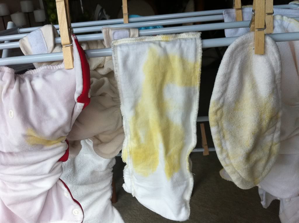 The Awesome Cloth Diaper Blog Eww! Diaper Stains!
